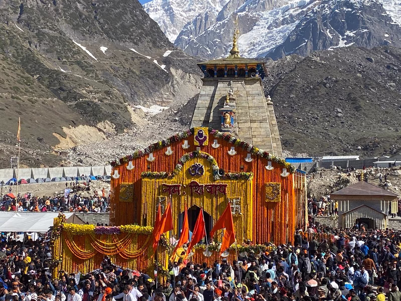 10 लाख श्रद्धालुओं ने किए केदार दर्शन, बना रिकॉर्ड