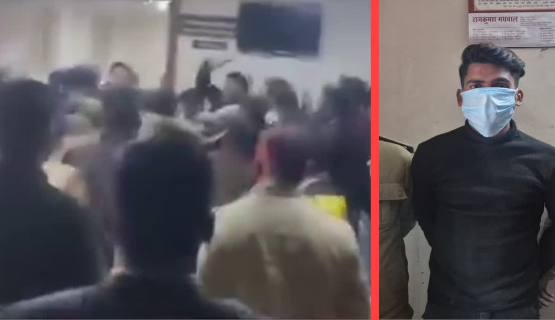 Dehradun Gunjan murder case: कोर्ट परिसर में लोगों का फूटा गुस्सा, हत्यारोपी आकाश की जमकर धुनाई; पुलिस ने बचाकर भेजा जेल