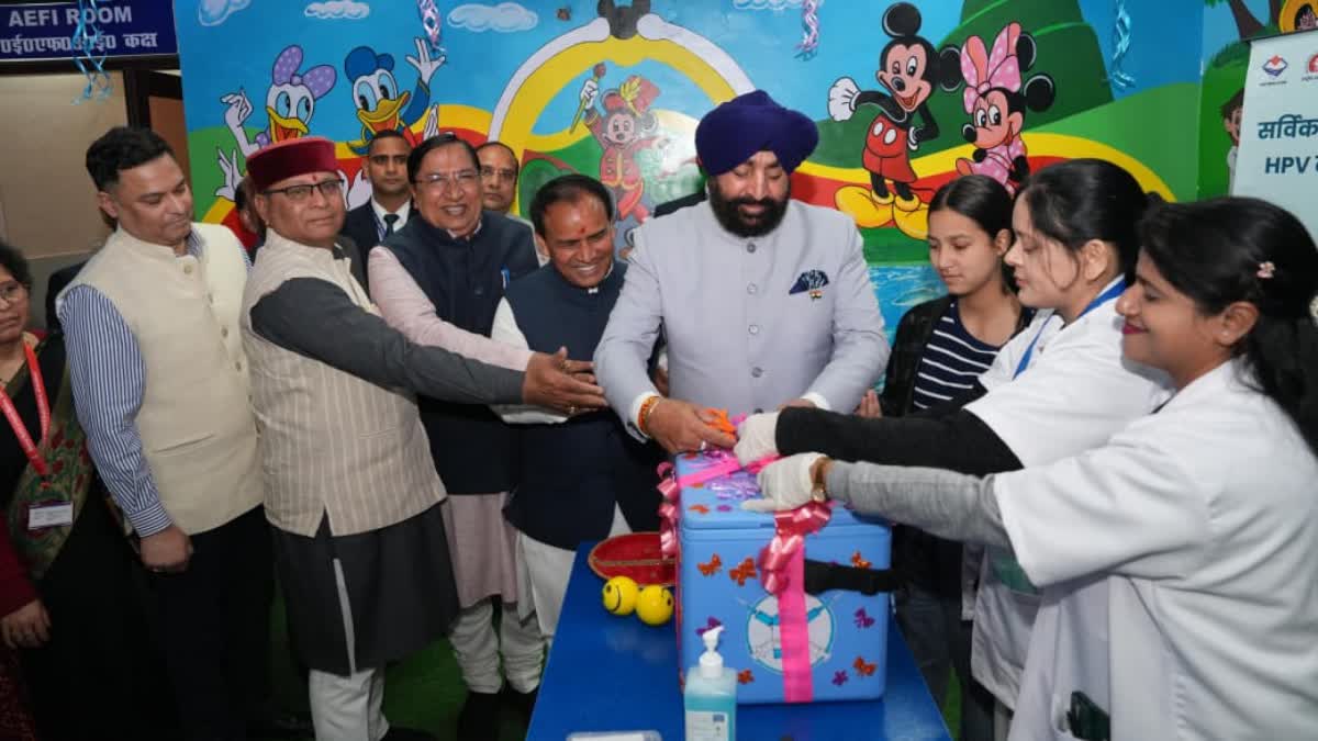 राष्ट्रीय एचपीवी टीकाकरण अभियान का शुभारंभ, देहरादून में राज्यपाल ने की शुरुआत