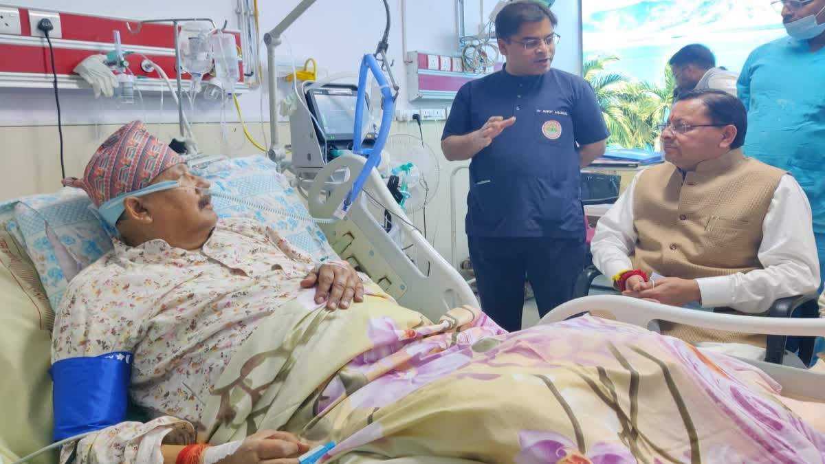 उत्तराखंड: कैबिनेट मंत्री सतपाल महाराज की तबीयत बिगड़ी, एम्स ऋषिकेश में भर्ती; सीएम धामी ने जाना हाल.
