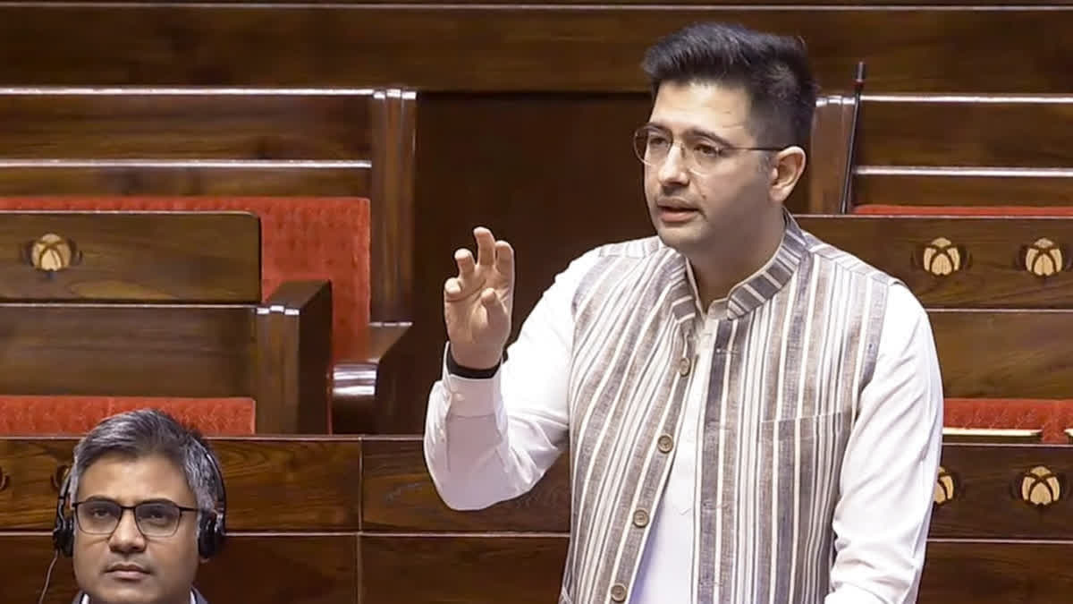 आम आदमी पार्टी में टूट राघव चड्डा बीजेपी में शामिल ,दो तिहाई सांसदों के साथ होने का किया दावा