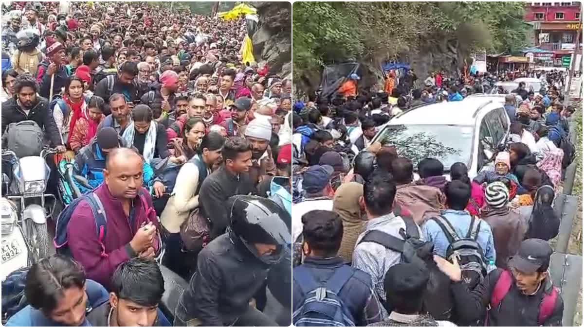 केदारनाथ यात्रा: सोनप्रयाग में फिर भयंकर जाम, सुबह से हजारों यात्री कर रहे धाम पहुंचने का इंतजार