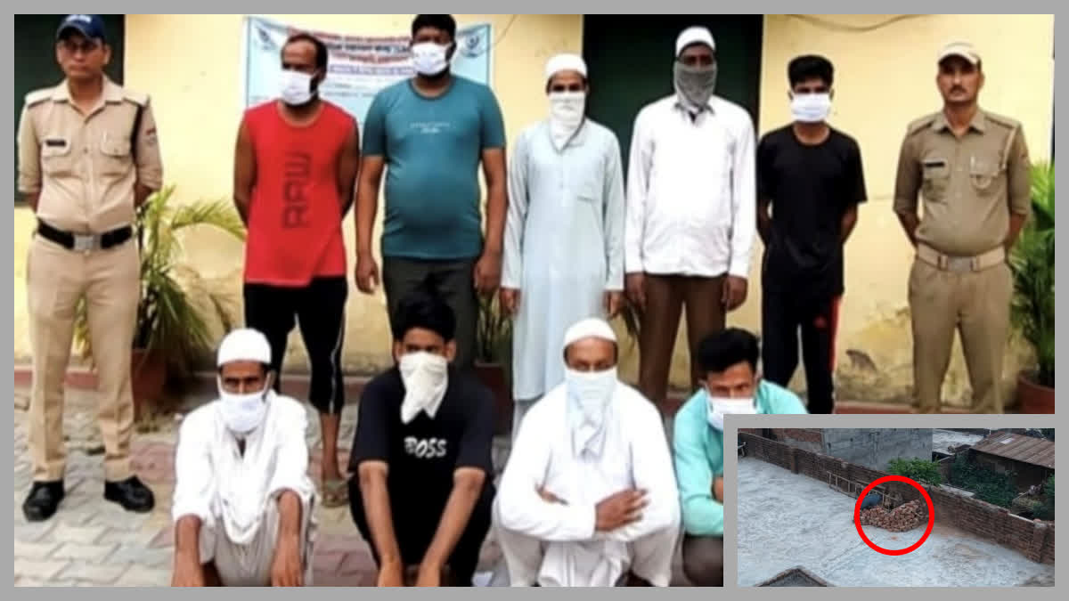 हरिद्वार में पुलिस की सतर्कता से टला संभावित बवाल, ड्रोन निगरानी में छतों पर मिला ईंट-पत्थरों का जखीरा, 9 लोगों पर कार्रवाई