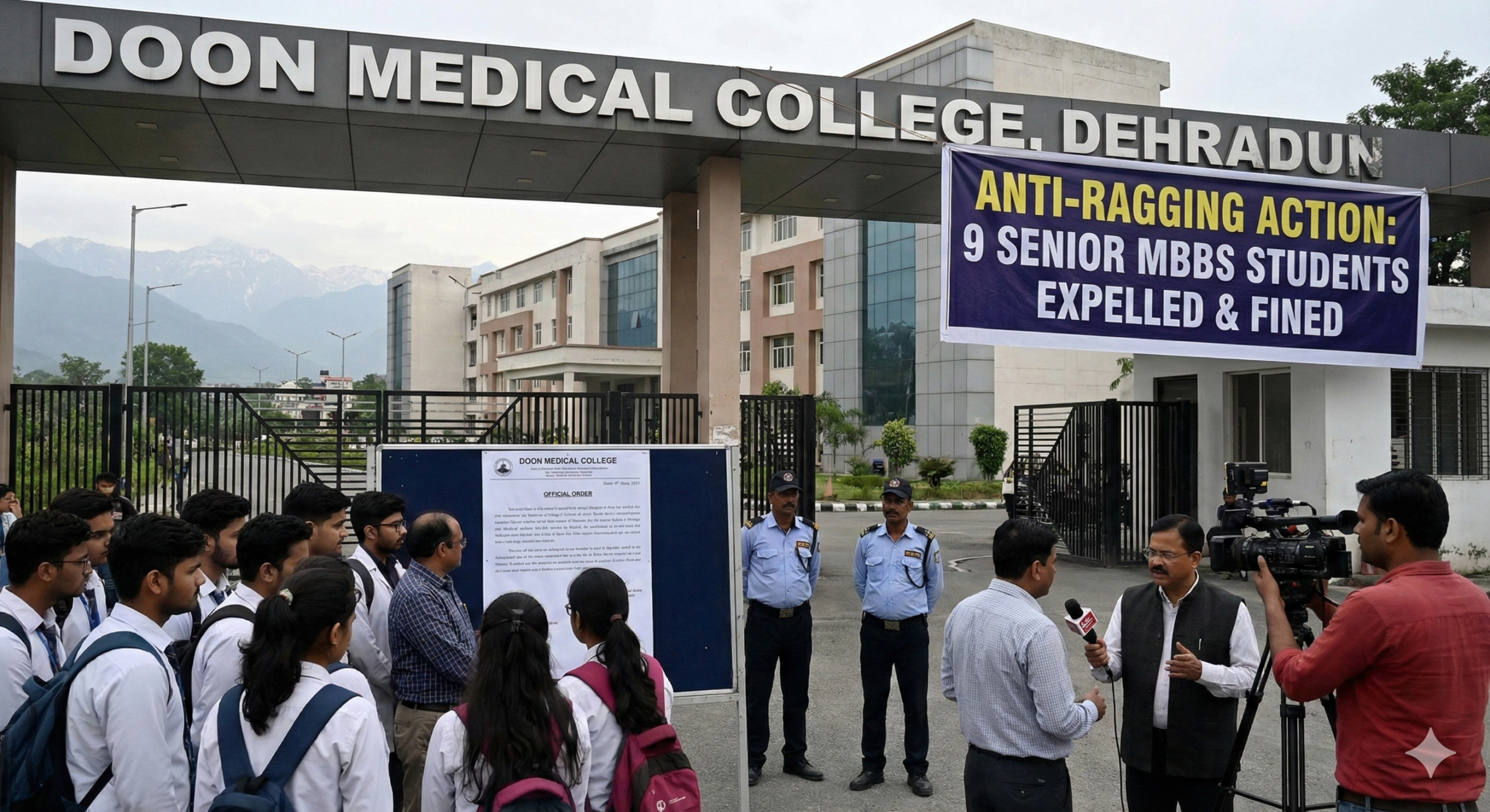देहरादून:दून मेडिकल कॉलेज में रैगिंग पर की गई बड़ी कार्रवाई,