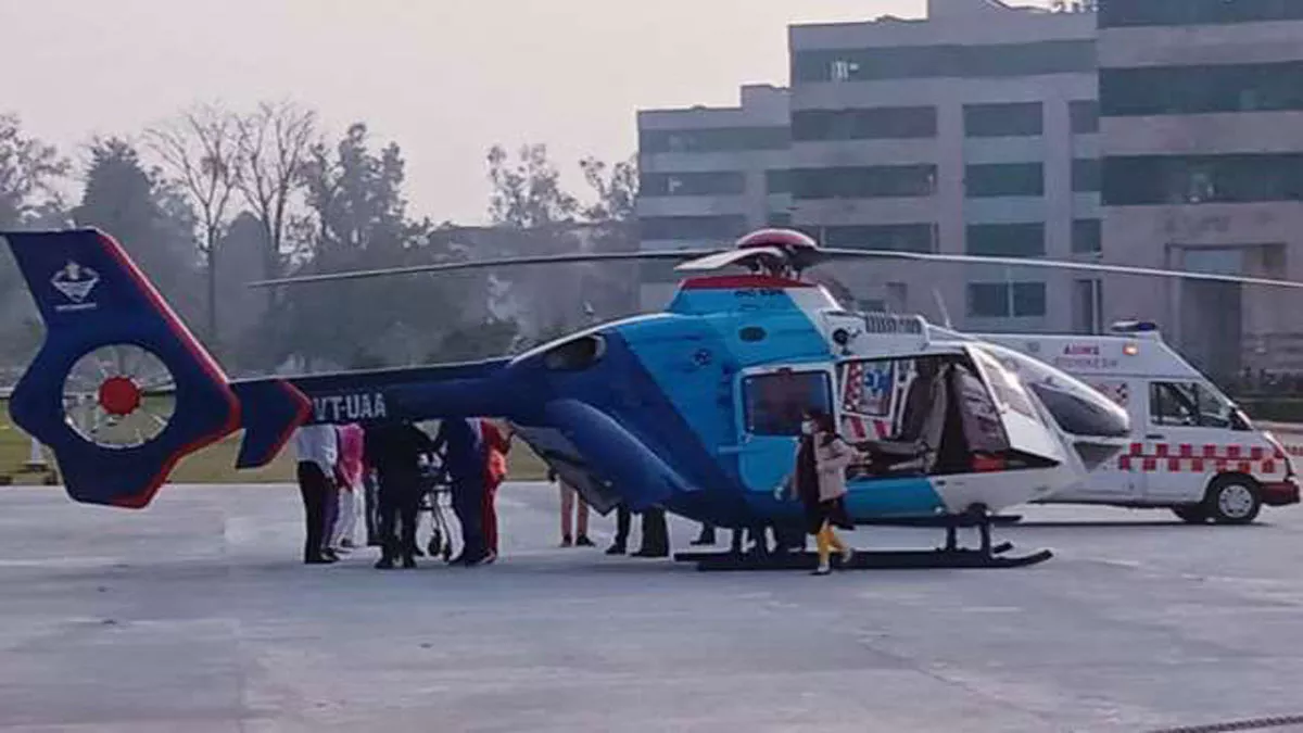 ऋषिकेश एम्स में हेली एंबुलेंस सेवा का पायलट प्रोजेक्ट 18 अप्रैल को शुरू हो सकता है