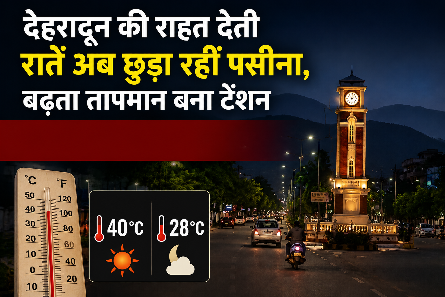देहरादून की राहत देती रातें अब छुड़ा रहीं पसीना, बढ़ता तापमान बना टेंशन