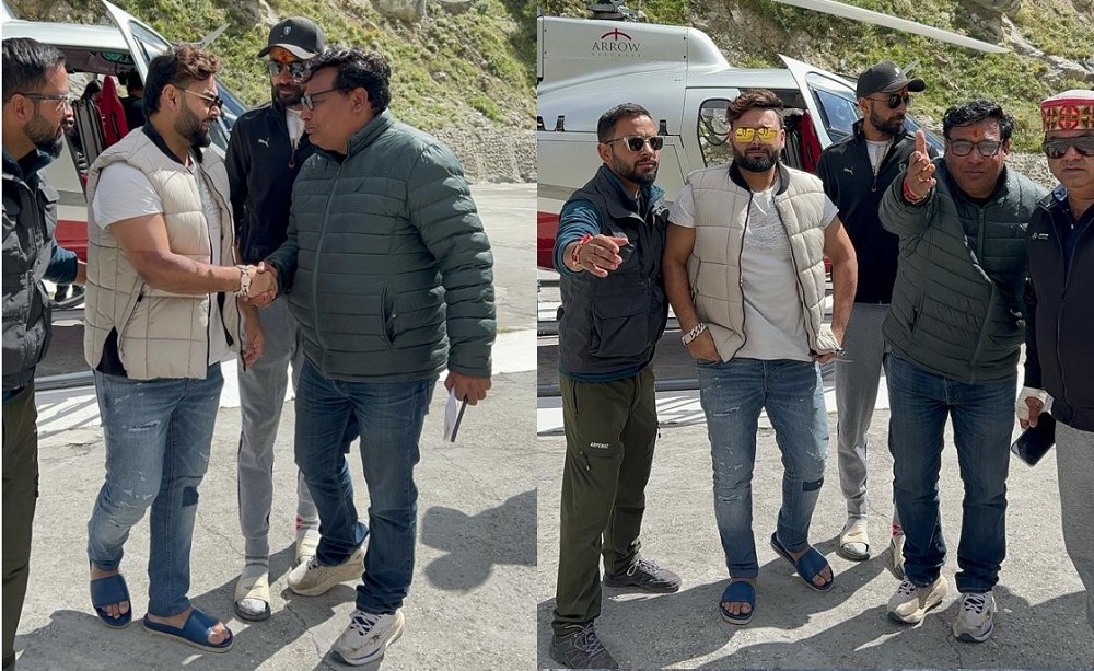 “भगवान बद्री विशाल की शरण में पहुँचे क्रिकेटर ऋषभ पंत”