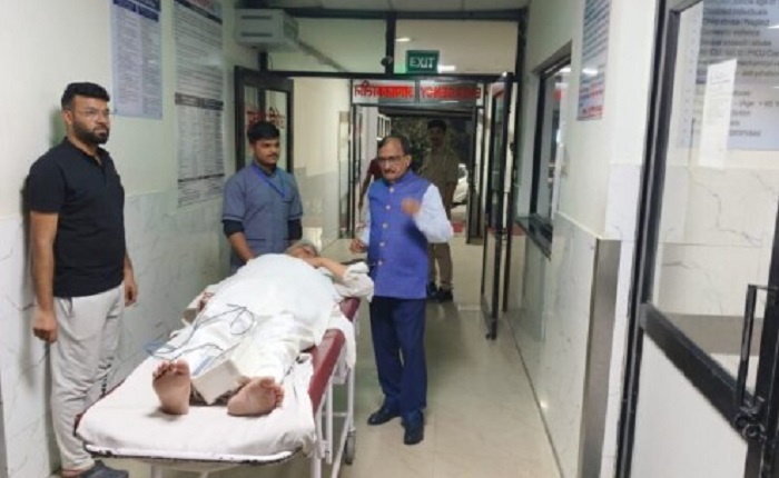 बड़ी अपडेट,,BJP नेता दुष्यंत गौतम सड़क दुर्घटना में घायल..
