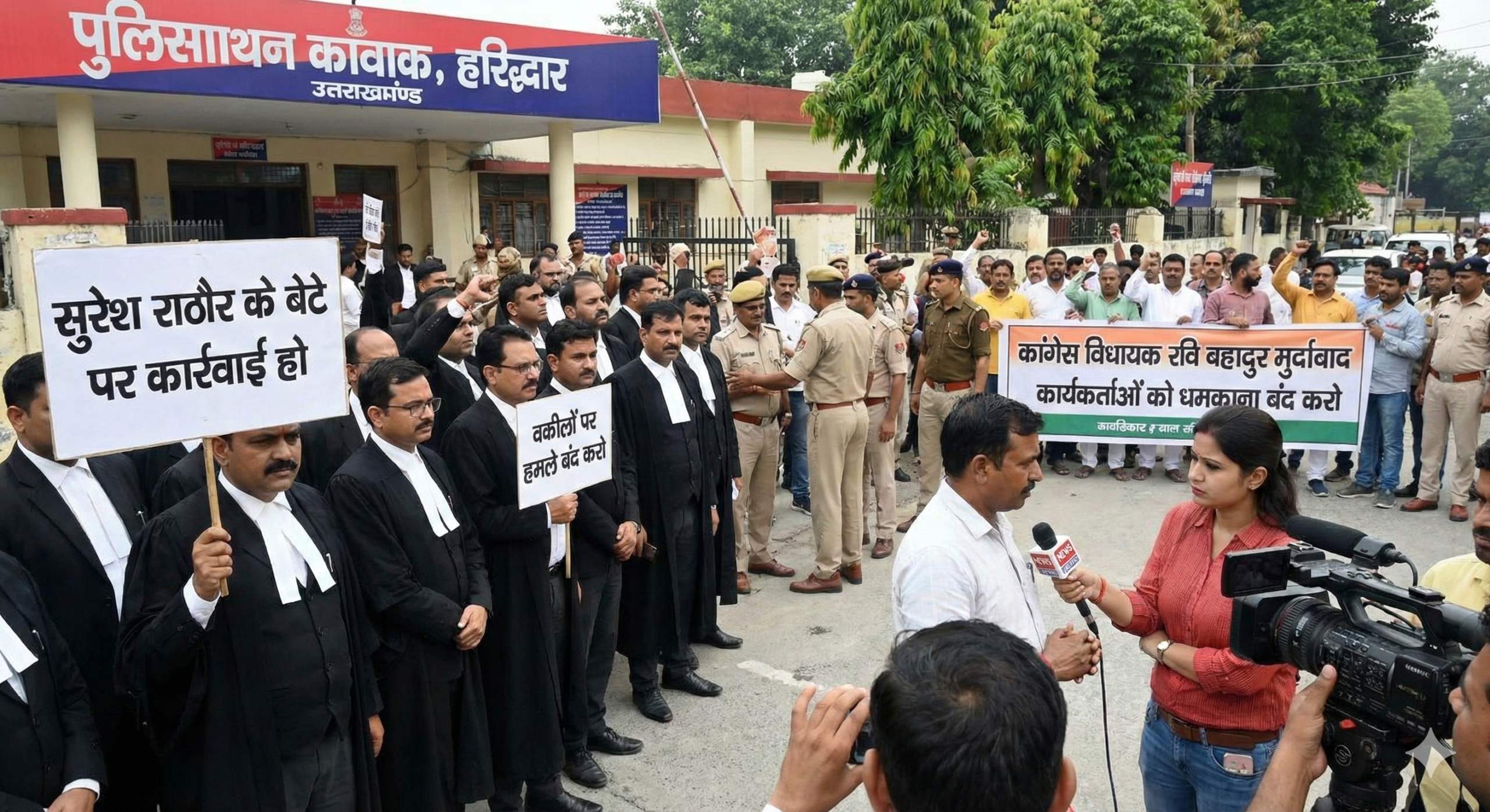 हरिद्वार: पूर्व विधायक सुरेश राठौर के बेटे पर वकील से मारपीट का केस, कांग्रेस विधायक पर भी कार्यकर्ता को धमकाने का आरोप.
