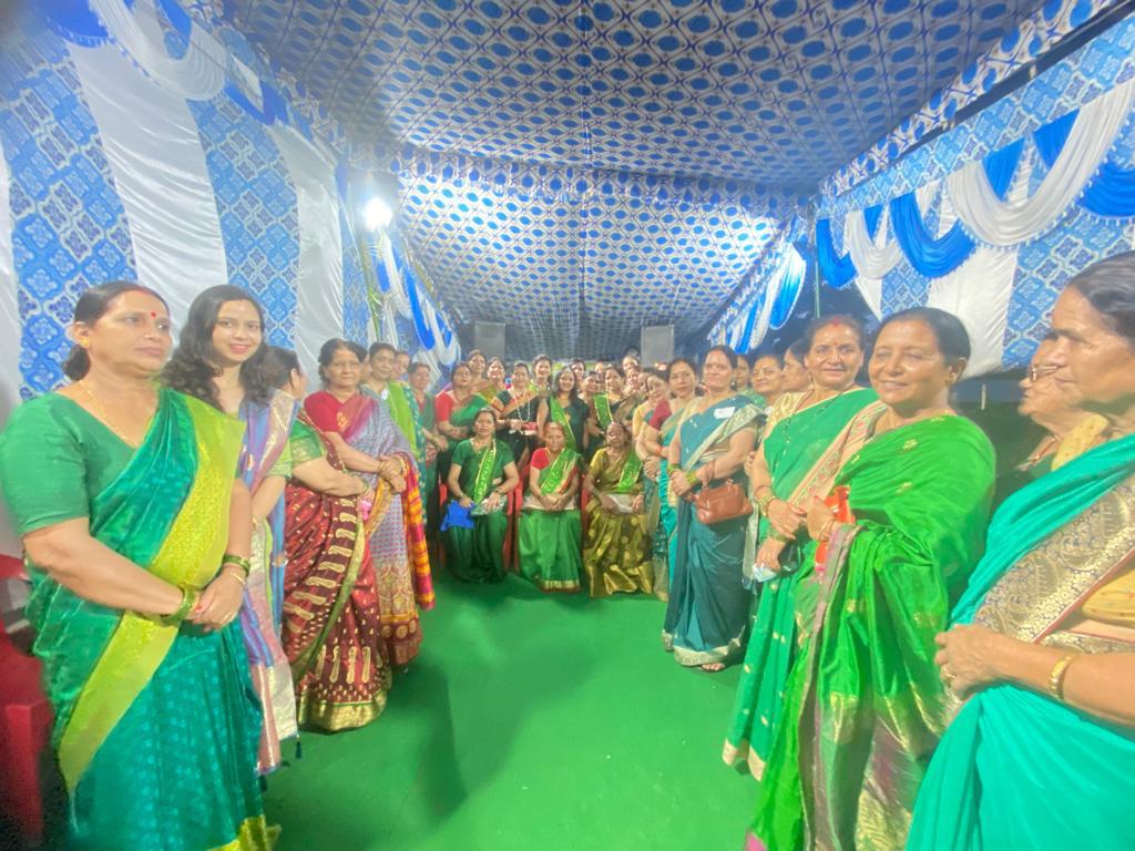 हिमवंत फ़ाउंडेशन सोसाइटी के सहयोग से मनाया तीजोत्सव