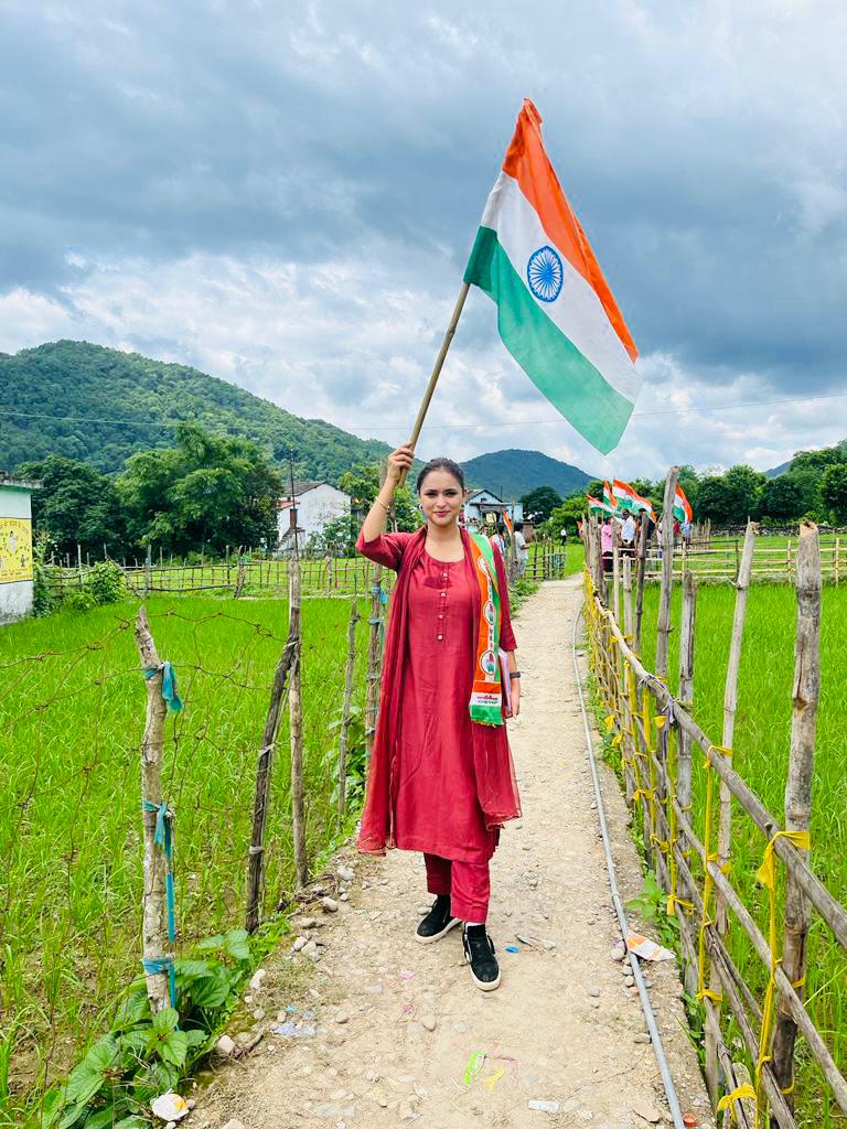 भारत जोड़ो तिरंगा यात्रा का शुभारंभ