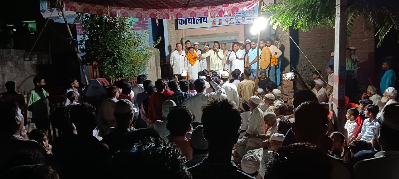 29 जिला पंचायत जौरासी जबरदस्तपूर सीट पर भीम आर्मी प्रत्यासी शहीद अहमद की पुत्र वधु को मिल रहा भारी समर्थन
