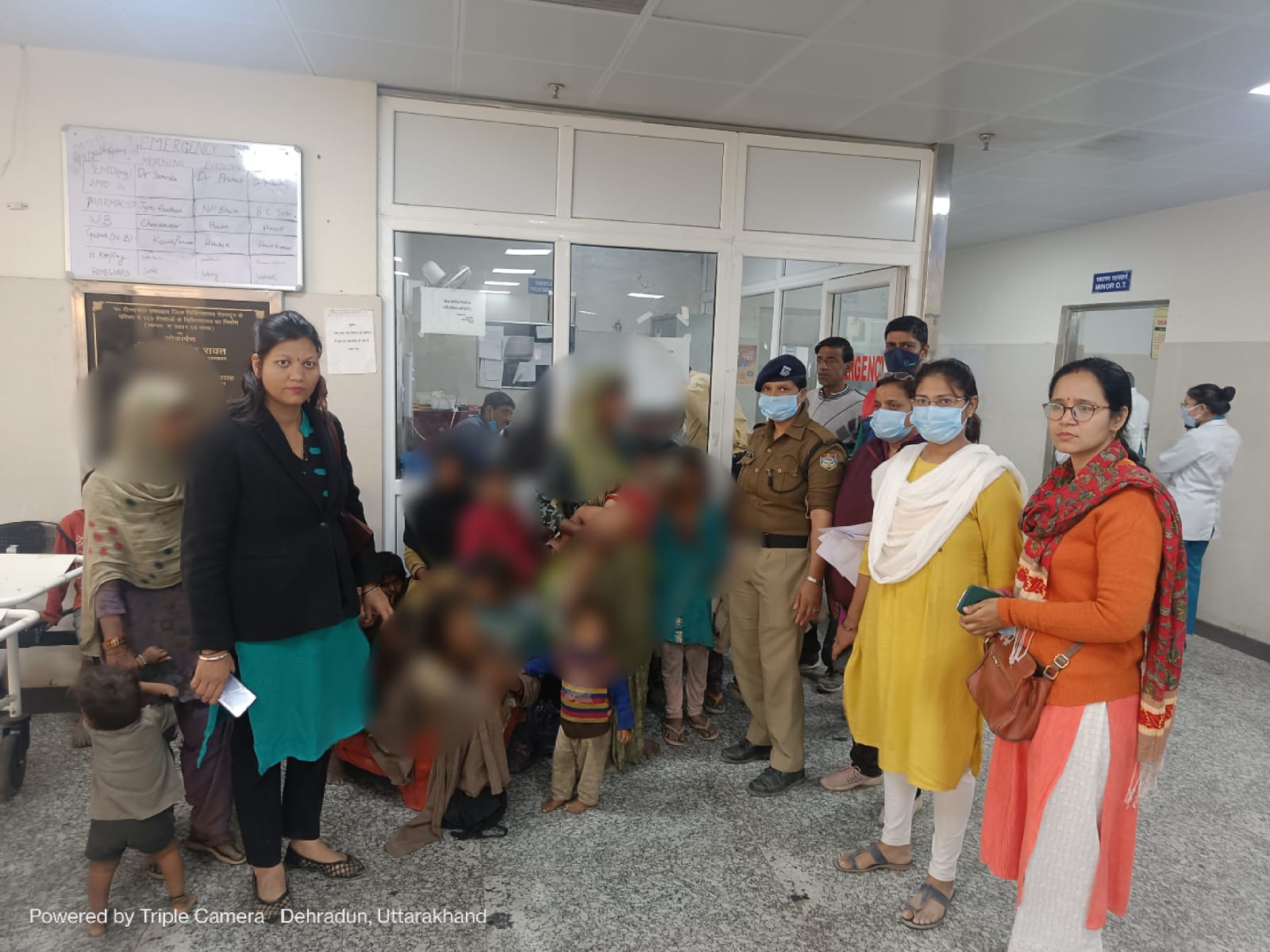 16 बच्चों को भिक्षावृत्ति करते हुए किया रेस्क्यू