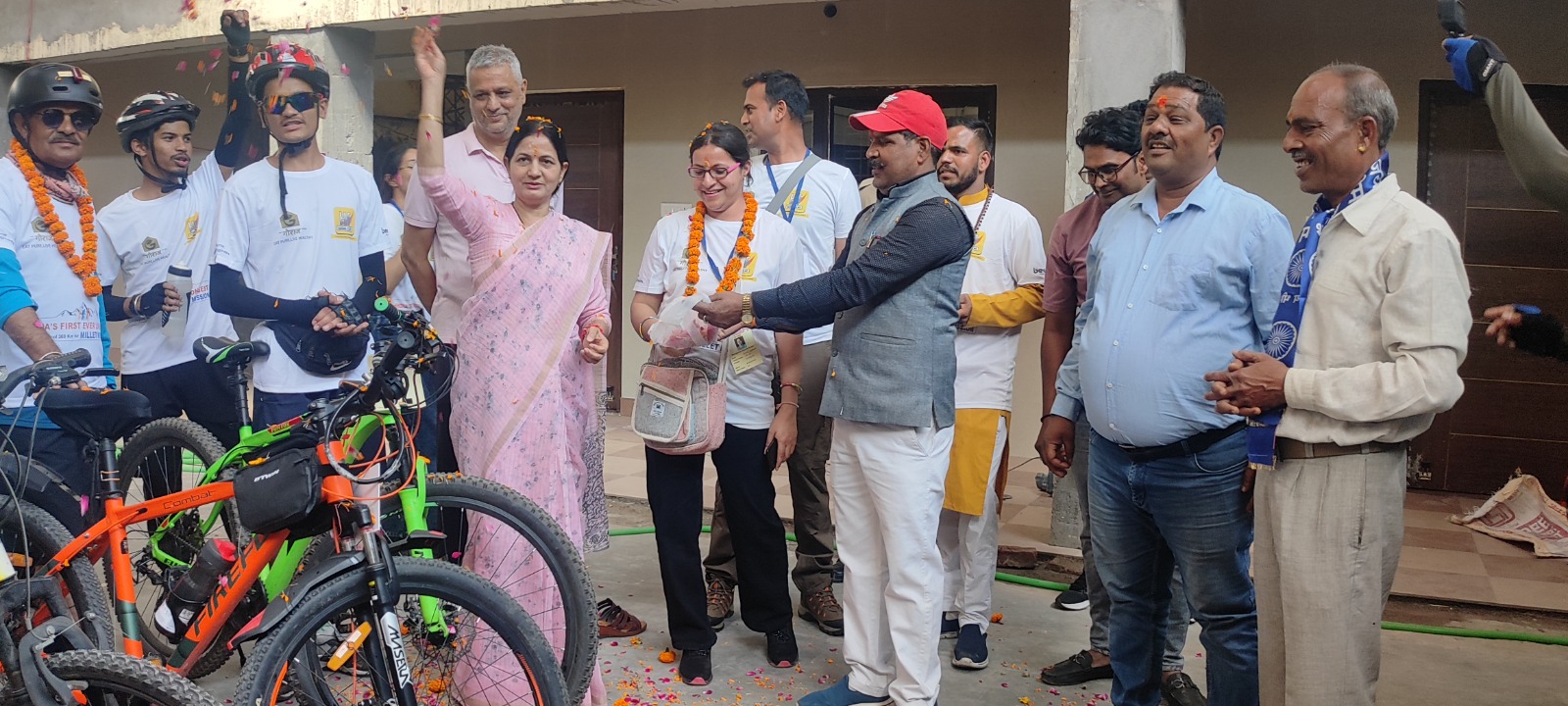 मिलेट क्रांति साइकिल रैली के द्वारा उत्तराखण्ड से मिलेगा पूरे  देश को यह सन्देश।