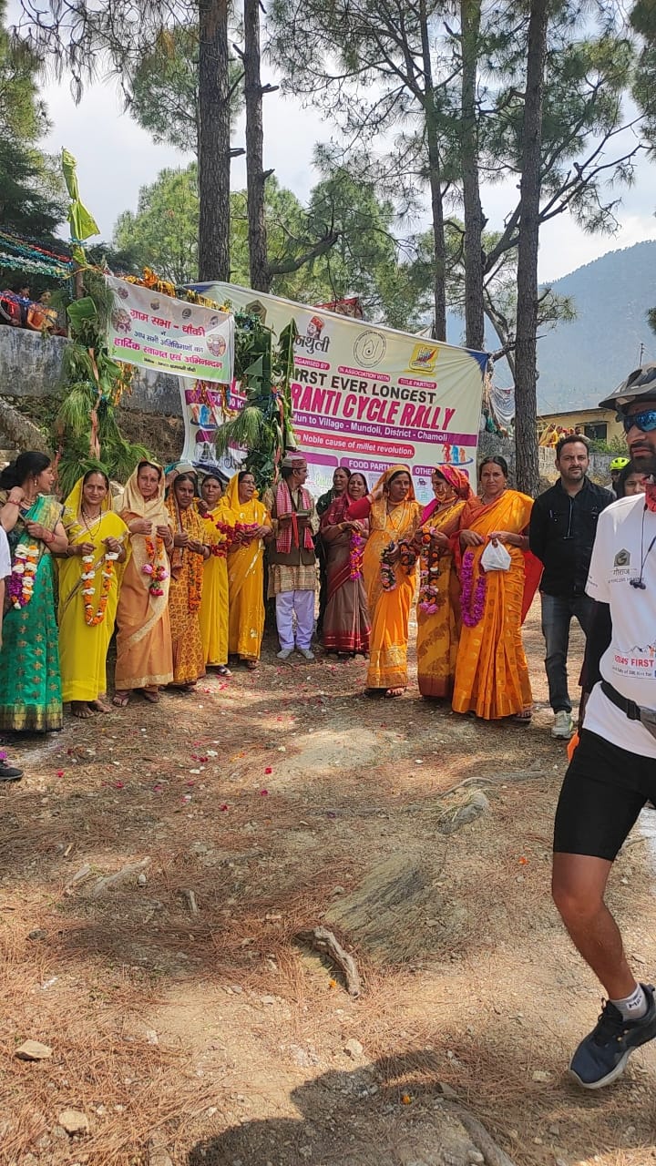 कर्णप्रयाग पहुंची मिलेट क्रांति रैली