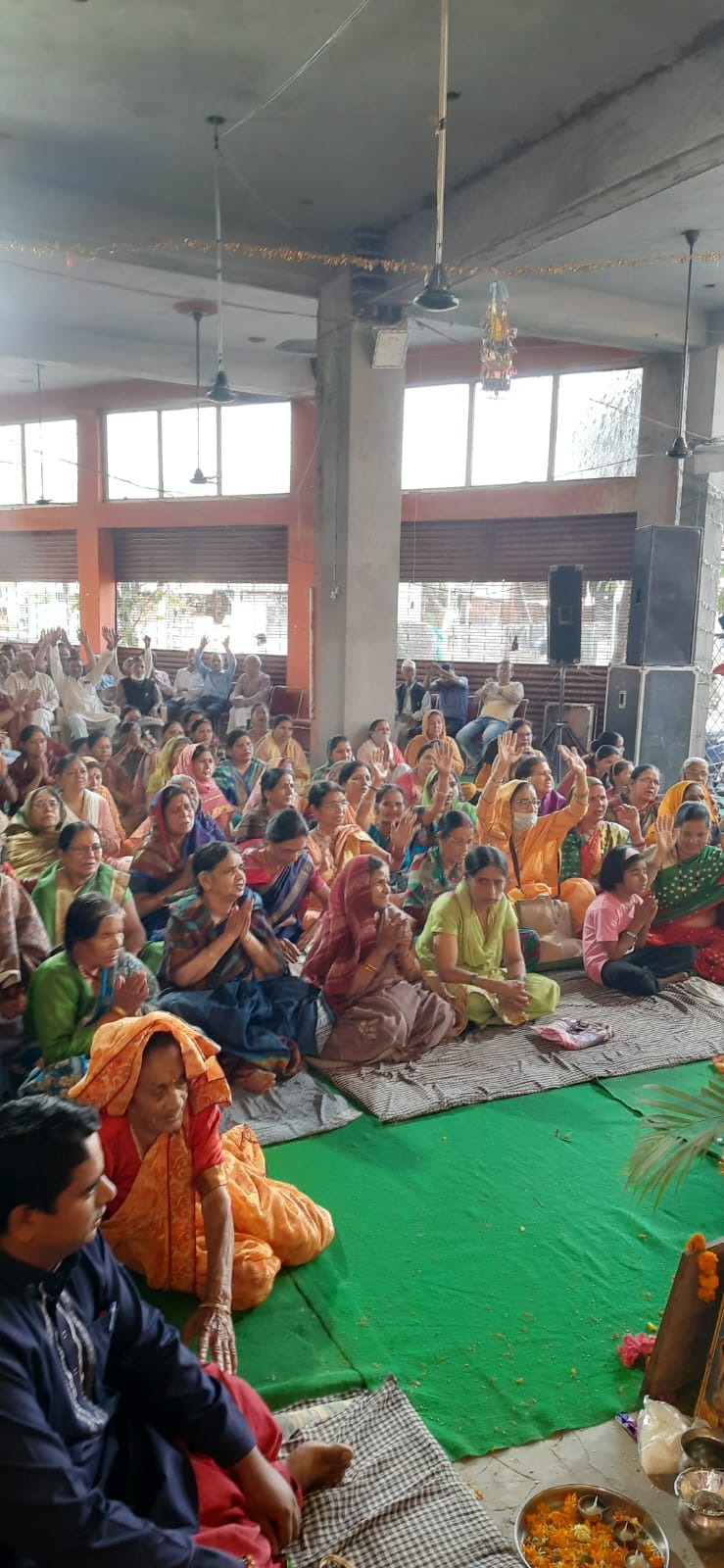 नौ दिवसीय श्रीमद् देवी भागवत कथा का  आयोजन