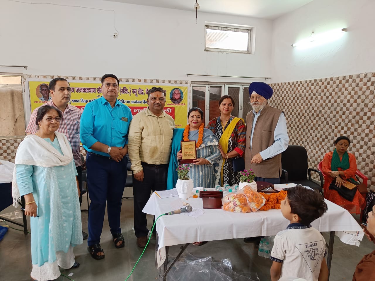 357 का स्वास्थ्य परीक्षण एवं 37 उत्कृष्ट कार्य करने वाली महिलाएं हुई  सम्मानित