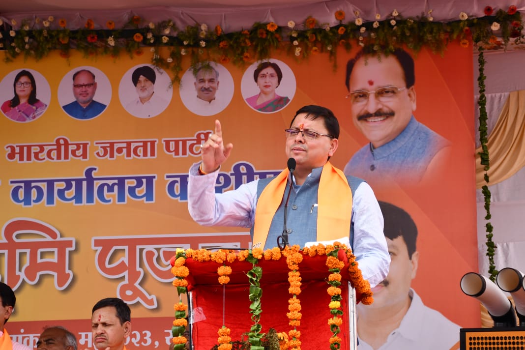 मुख्यमंत्री ने काशीपुर में किया 355 करोड़ की योजनाओं का शिलान्यास एवं लोकार्पण