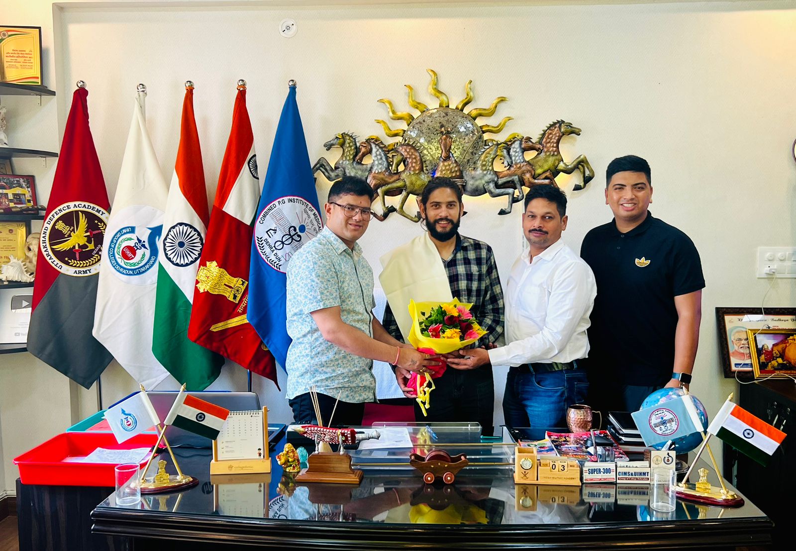 एवरेस्ट विजेता पिथौरागढ़ निवासी पर्वतारोही मनीष क्रिशन्याल ने सीआईएमएस के छात्र-छात्राओं से किया संवाद, एडवेंचर से जुडे रहस्यों से कराया रूबरू