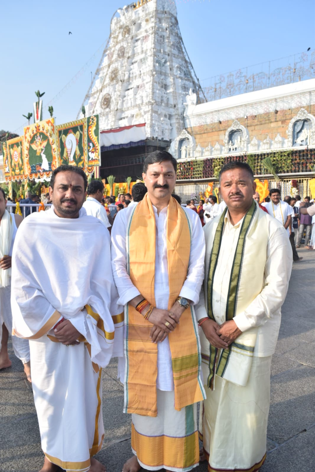 भगवान वेंकटेश्वर तिरूपति बालाजी जी के दर्शन को पहुंचे श्री बदरीनाथ- केदारनाथ मंदिर समिति ( बीकेटीसी) अध्यक्ष अजेंद्र अजय