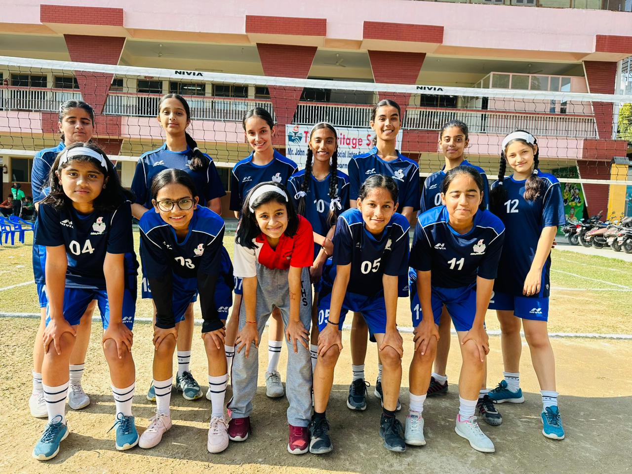 हेरिटेज स्कूल ने जॉन जे सूकिया मेमोरियल वॉलीबॉल टूर्नामेंट में दोहरी जीत हासिल की