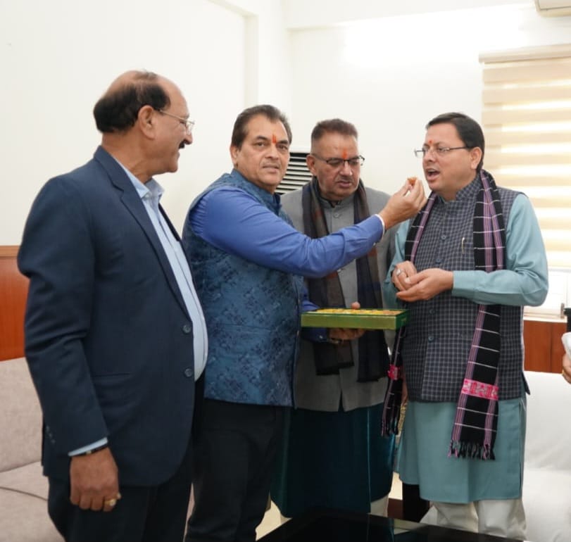 कैबिनेट मंत्री डा. प्रेमचंद अग्रवाल ने तीन राज्यों में भाजपा को मिली जीत पर खुशी का इजहार करते हुए मुख्यमंत्री पुष्कर सिंह धामी को बधाई दी
