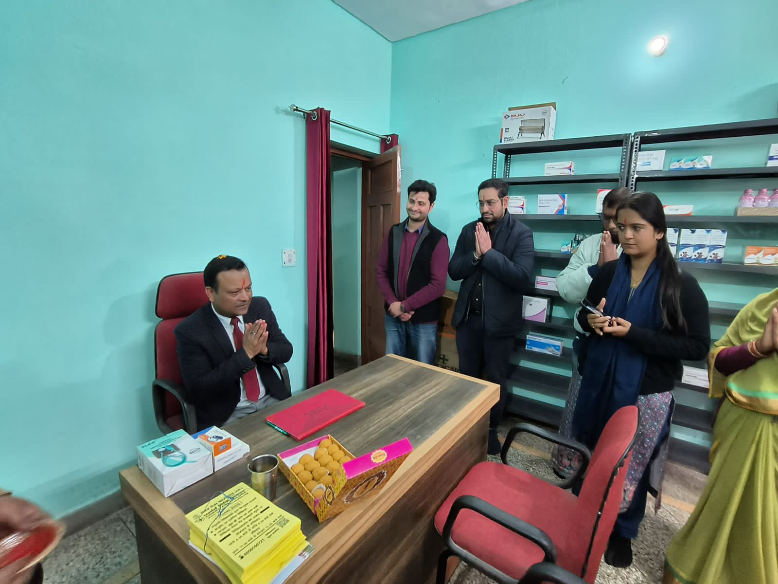 धर्मार्थ चिकित्सालय का हुआ उद्घाटन”