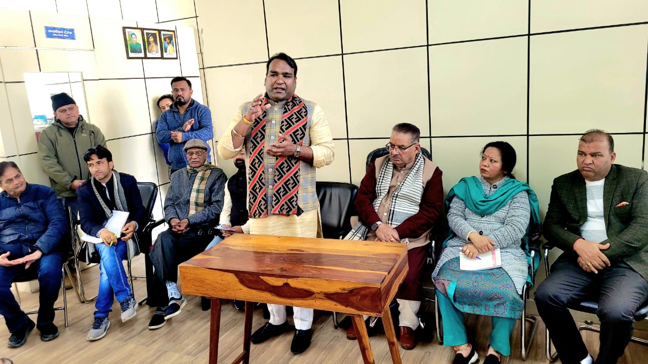 BJP महानगर सिद्धार्थ उमेश अग्रवाल की अध्यक्षता में तीन विधानसभाएं मसूरी, धर्मपुर, राजपुर विधानसभा में बैठक आयोजित