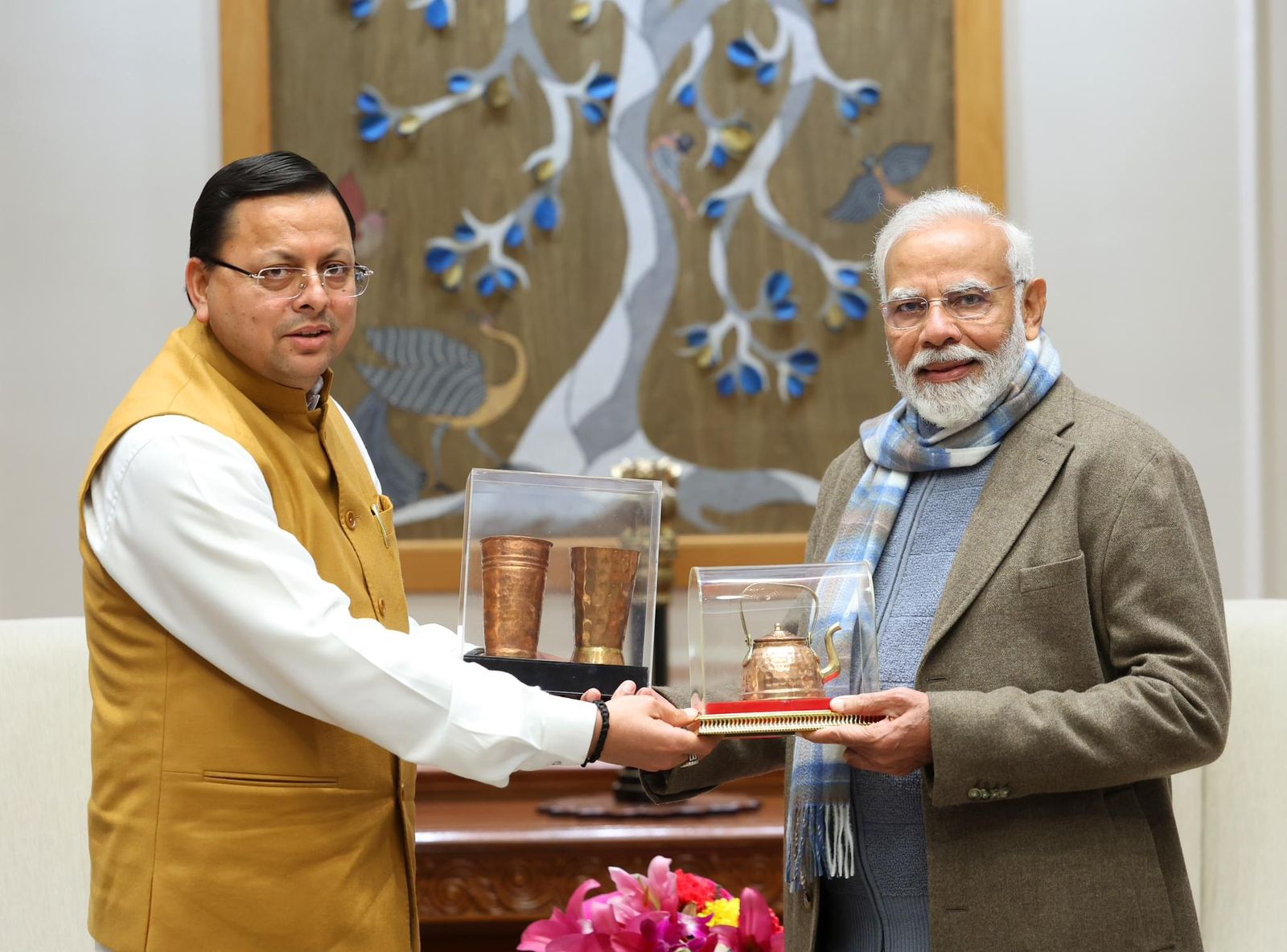 सीएम धामी ने पीएम मोदी से की मुलाक़ात