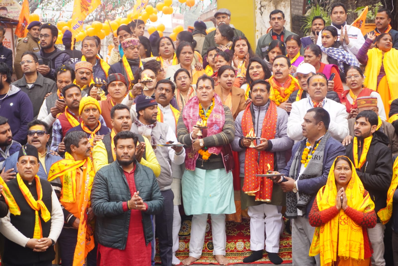 राममय हुई तीर्थ नगरी राम भक्तों के साथ झूमते नजर आए मंत्री अग्रवाल