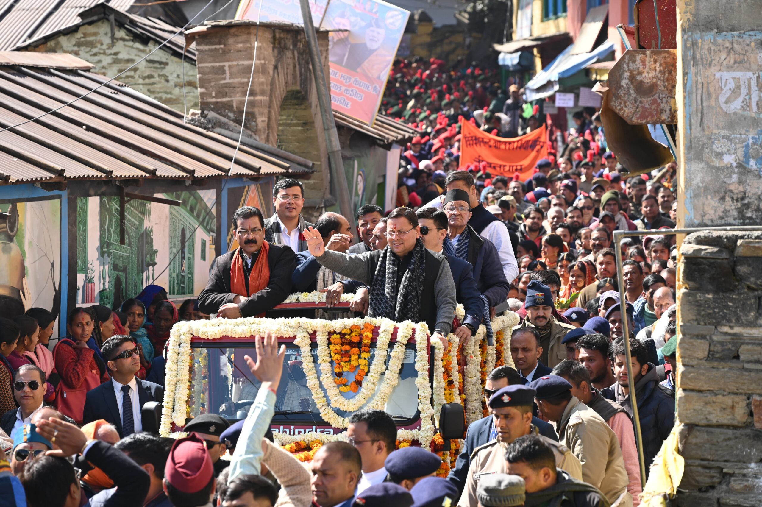 मातृशक्ति कार्यक्रम में अल्मोड़ा पहुंचे मुख्यमंत्री पुष्कर सिंह धामी