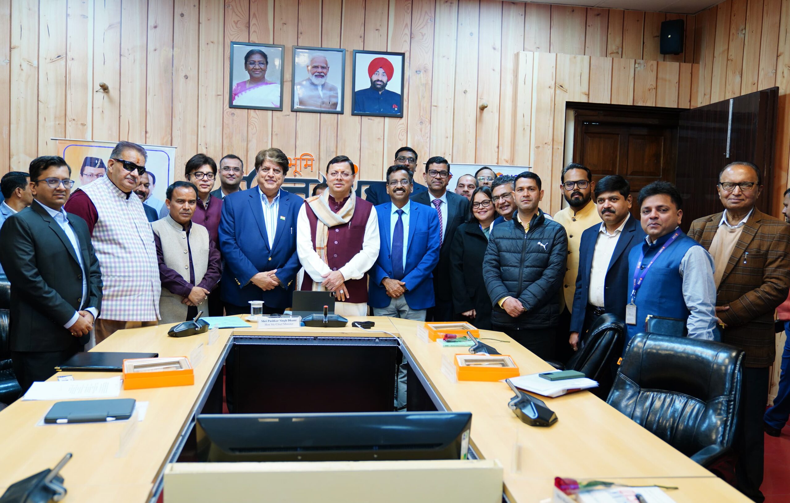 सीएम पुष्कर सिंह धामी ने उच्च शिक्षा विभाग के अन्तर्गत एनएसई की गौरव योजना का शुभारंभ किया