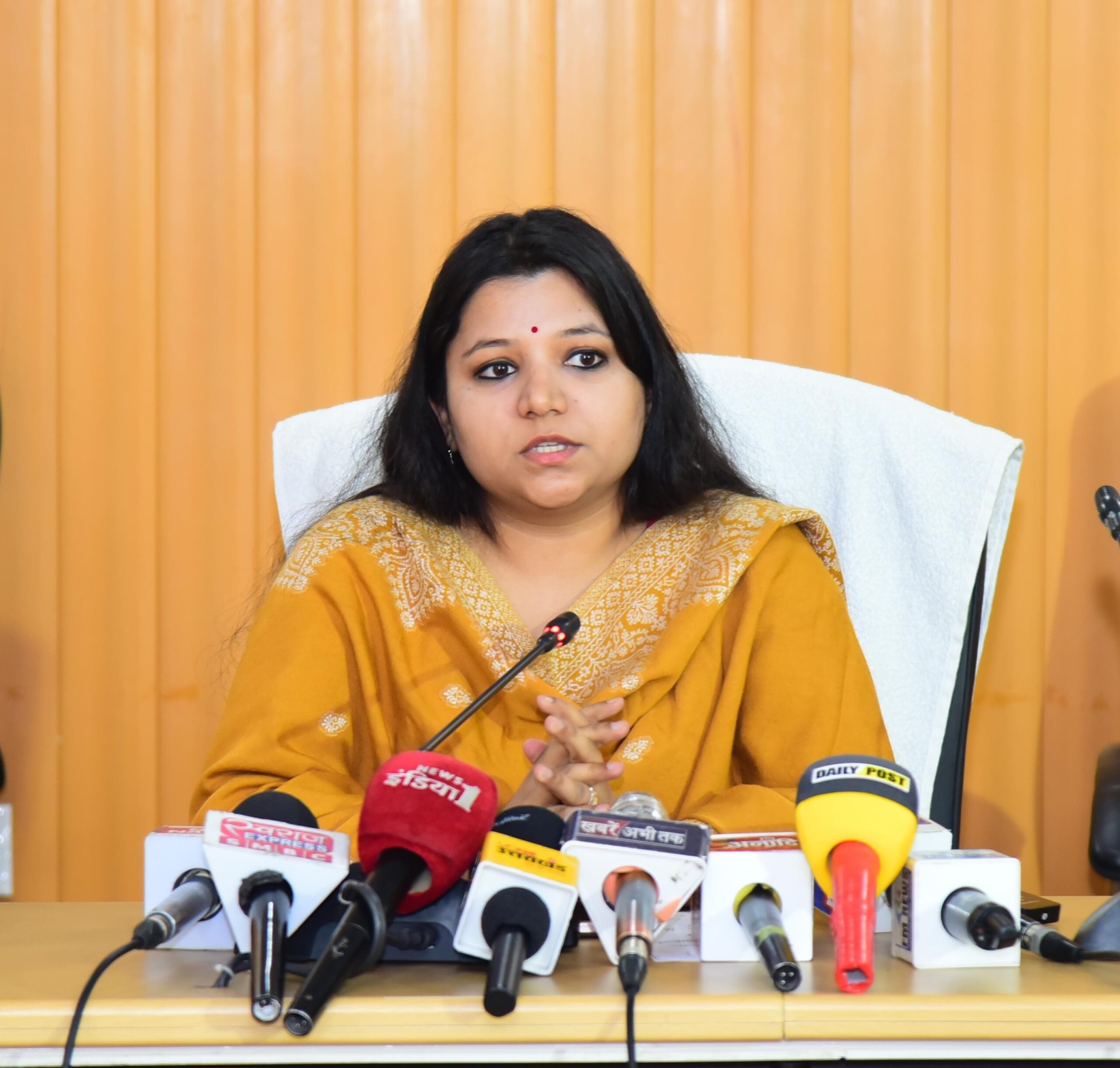 संयुक्त मुख्य निर्वाचन अधिकारी नमामि बंसल ने की प्रेस वार्ता