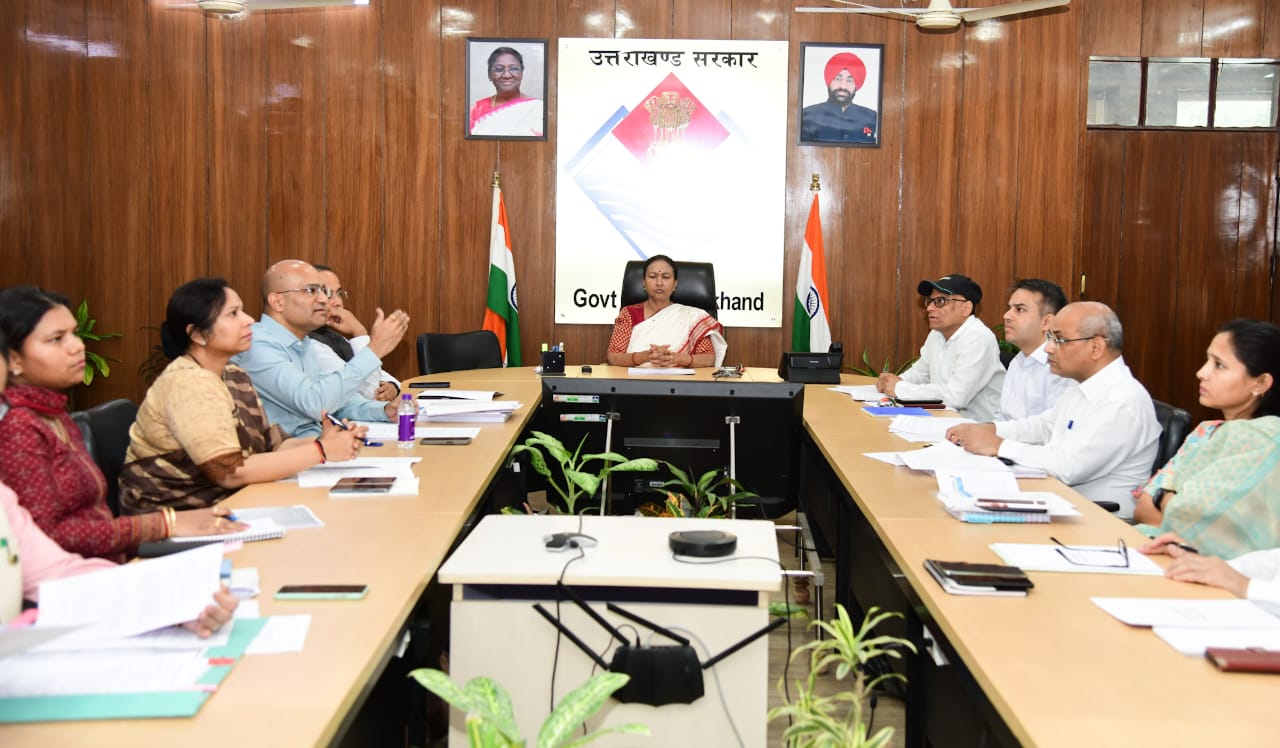 मुख्य सचिव राधा रतूड़ी की अध्यक्षता में  उच्चाधिकार प्राप्त समिति की बैठक हुई सम्पन्न