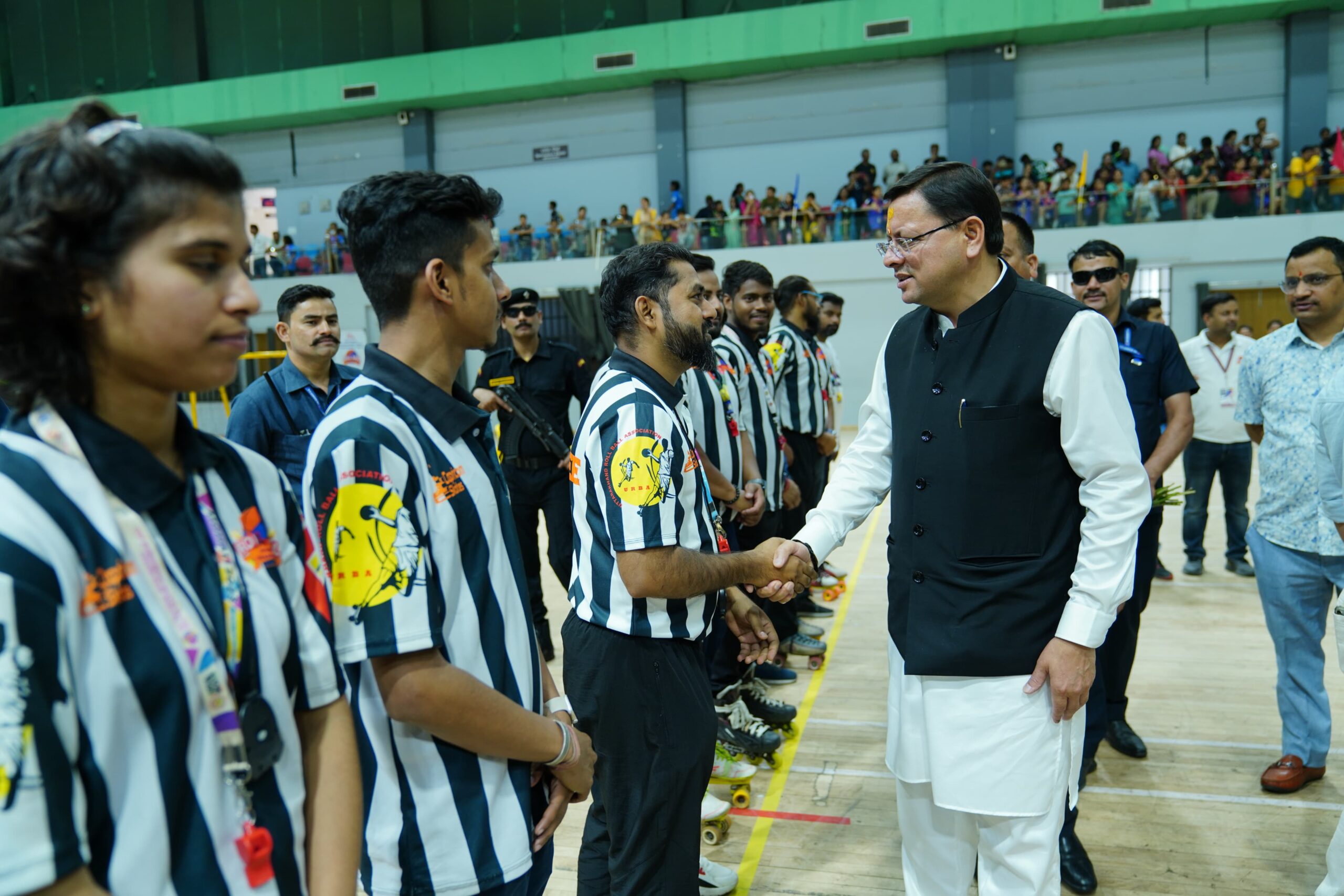 मुख्यमंत्री ने सब जूनियर  बॉयज एंड गर्ल्स नेशनल रोल बाल चैंपियनशिप में  किया प्रतिभाग