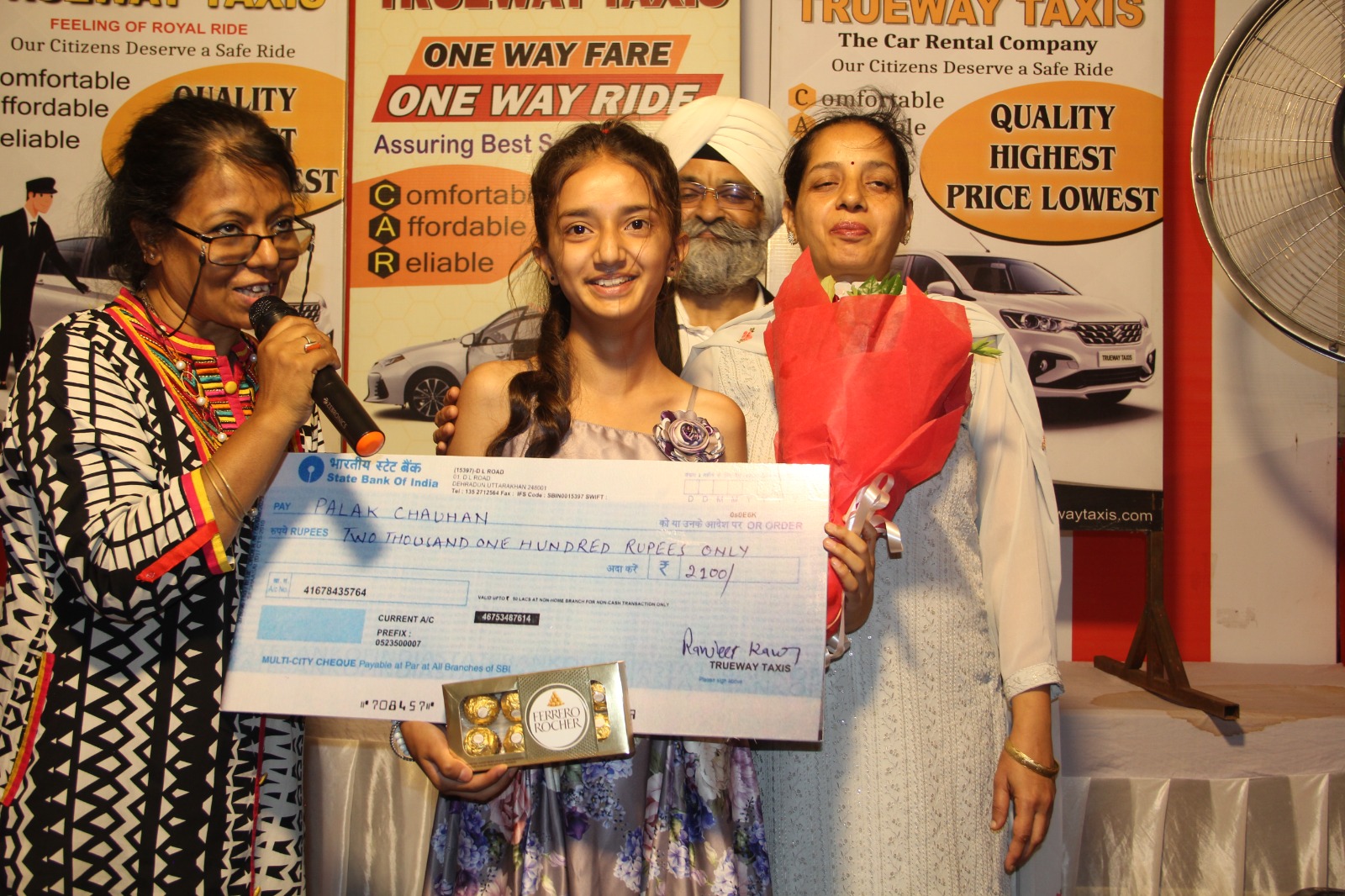 TrueWay Taxi ने आयोजित किया प्रतियोगिता विजेताओं का सम्मान समारोह
