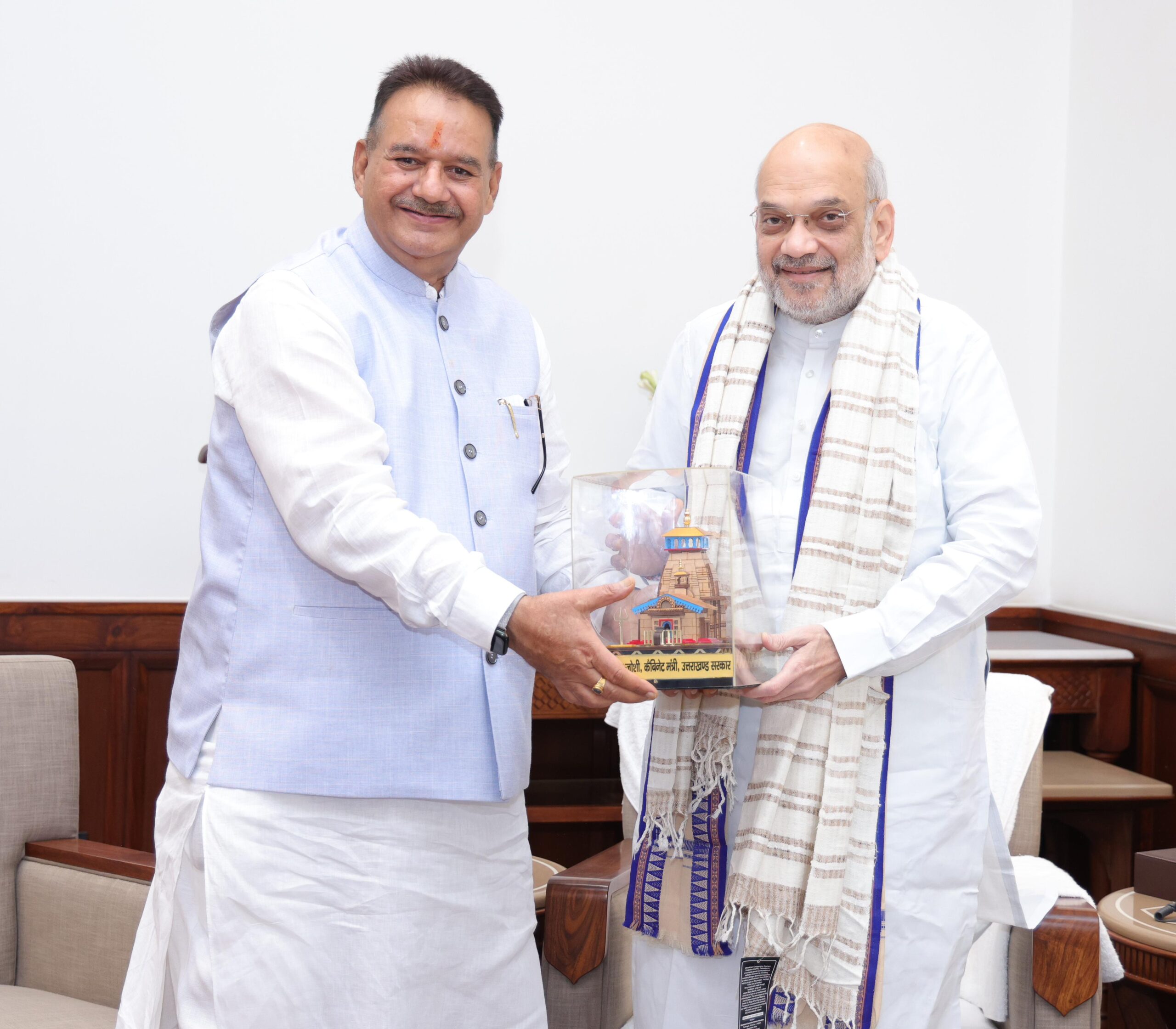 मंत्री अमित शाह से मिले मंत्री गणेश जोशी, जल्द होगा एमओयू...
