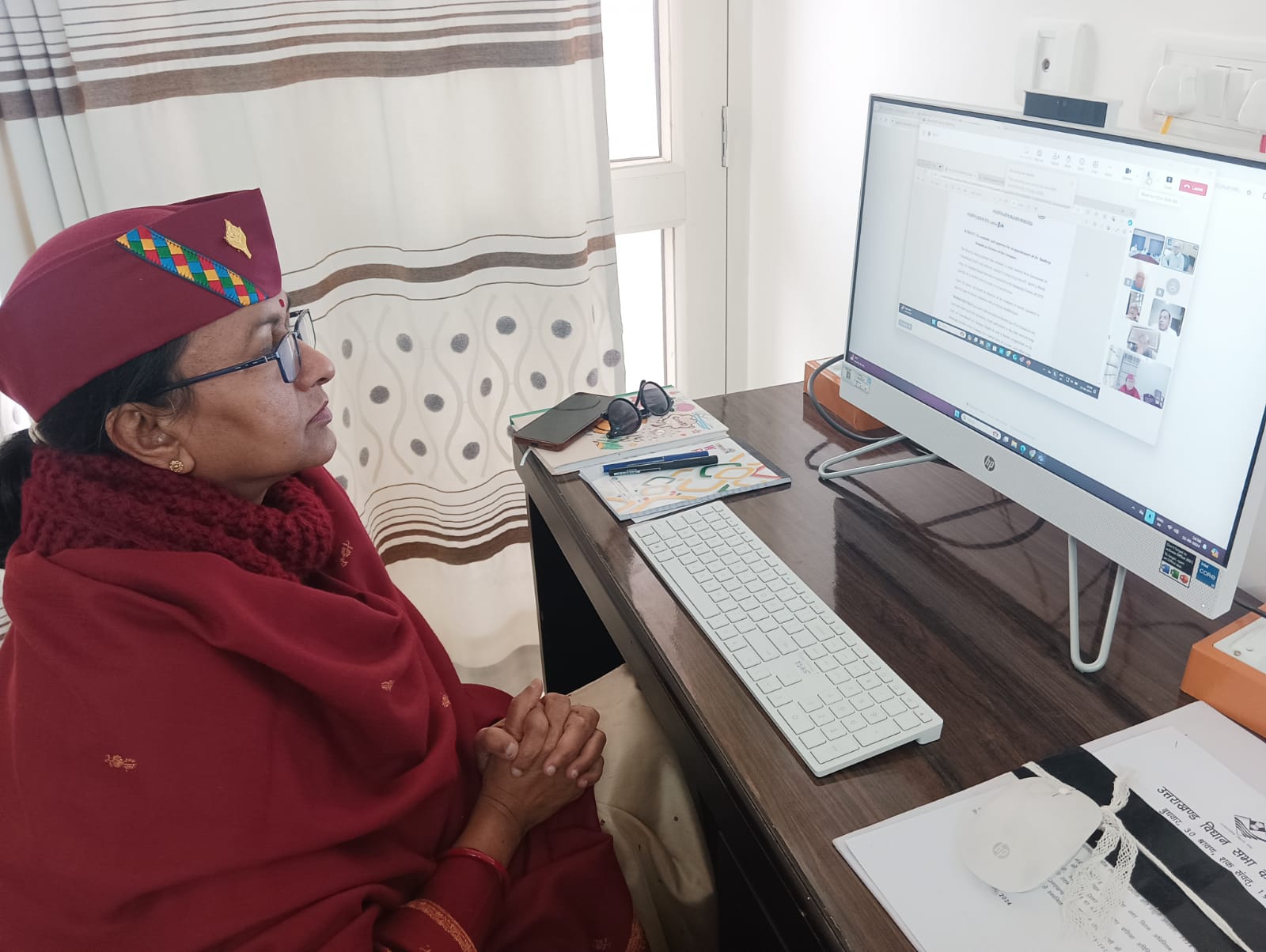 मुख्य सचिव राधा रतूड़ी ने यूजेवीएनएल की ऑनलाइन बोर्ड मीटिंग में किया प्रतिभाग