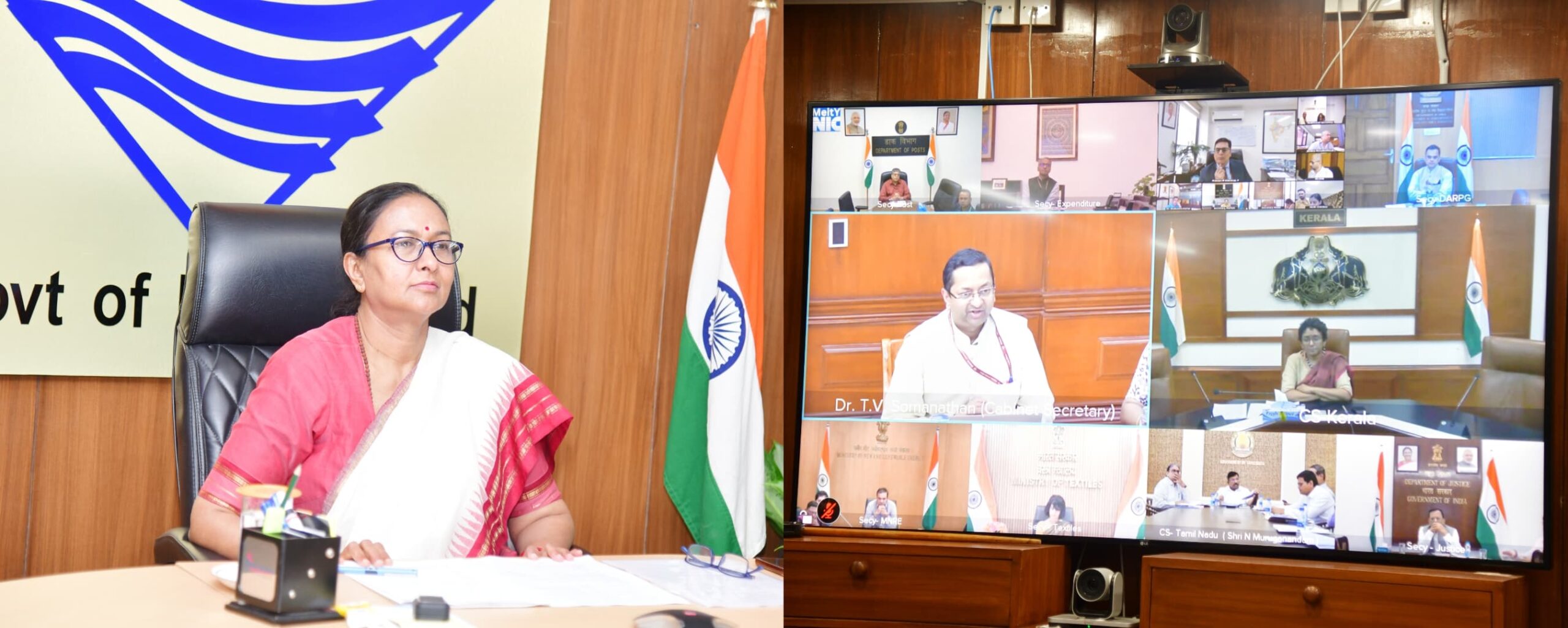 मुख्य सचिव राधा रतूड़ी ने चौथी मुख्य सचिव कॉन्फ्रेस की तैयारियों तथा स्वच्छता ही सेवा अभियान के क्रियान्वयन के सम्बन्ध में आयोजित विडियों कॉन्फ्रेसिंग में किया प्रतिभाग