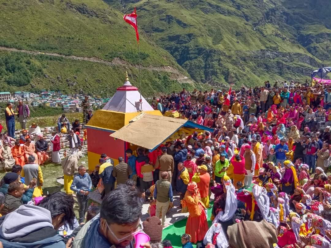 उत्तराखंड : श्री बदरीनाथ धाम में बामन द्वादशी के पर्व पर उल्लासपूर्वक मनाया गया माता मूर्ति