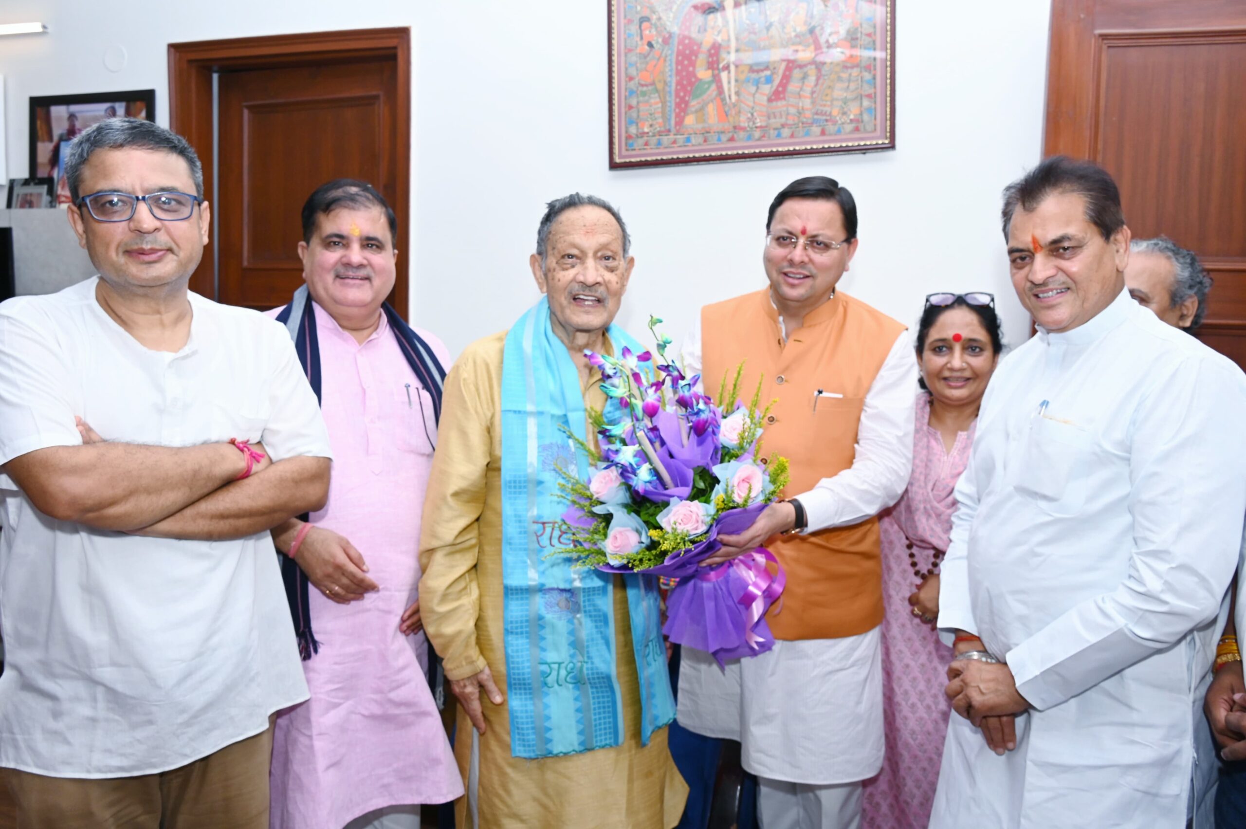 मुख्यमंत्री पुष्कर सिंह धामी ने प्रदेश के पूर्व मुख्यमंत्री मेजर जनरल भुवन चंद्र खंडूरी को जन्मदिवस की दी बधाई