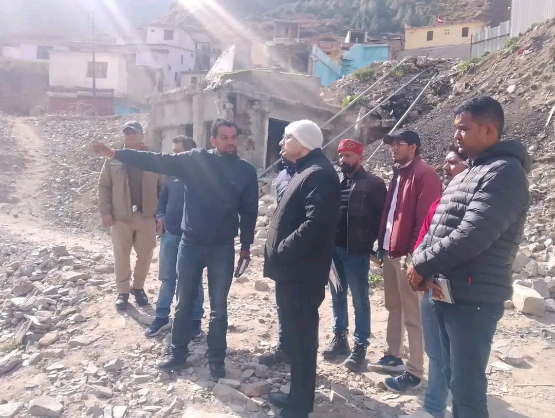 DM संदीप तिवारी ने बदरीनाथ धाम में मास्टर प्लान के तहत संचालित कार्यो का स्थलीय किया निरीक्षण..