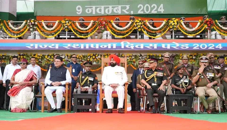 उत्तराखण्ड राज्य स्थापना दिवस पर देहरादून में विशेष समारोह: राज्यपाल और मुख्यमंत्री की उपस्थिति में रैतिक परेड, सम्मान समारोह और विकास के संकल्प