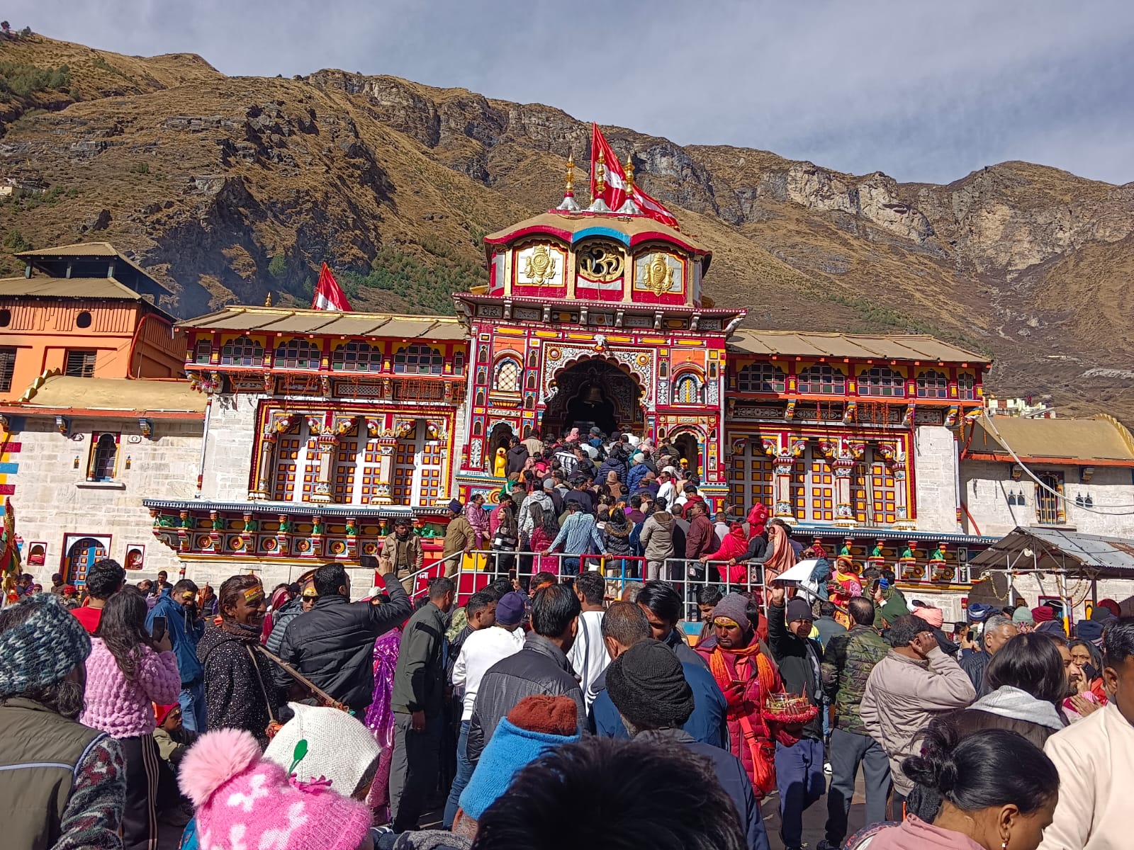 श्री बदरीनाथ धाम के कपाट बंद की प्रक्रिया तीसरा दिवस