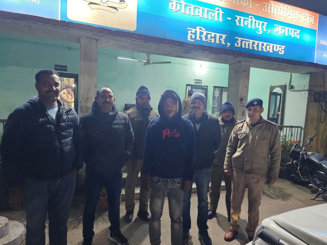 हरिद्वार: पुलिस पर हमले के फरार इनामी अपराधी को एसटीएफ ने किया गिरफ्तार..