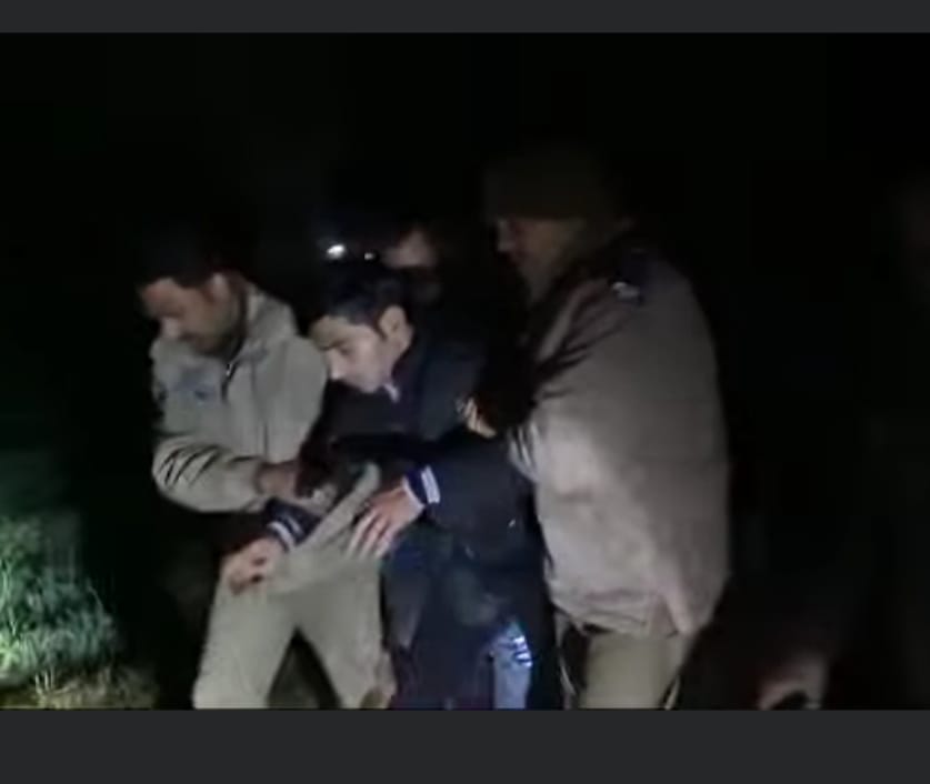 हरिद्वार पुलिस की गौतस्कर बदमाश के साथ हुई मुठभेड़..