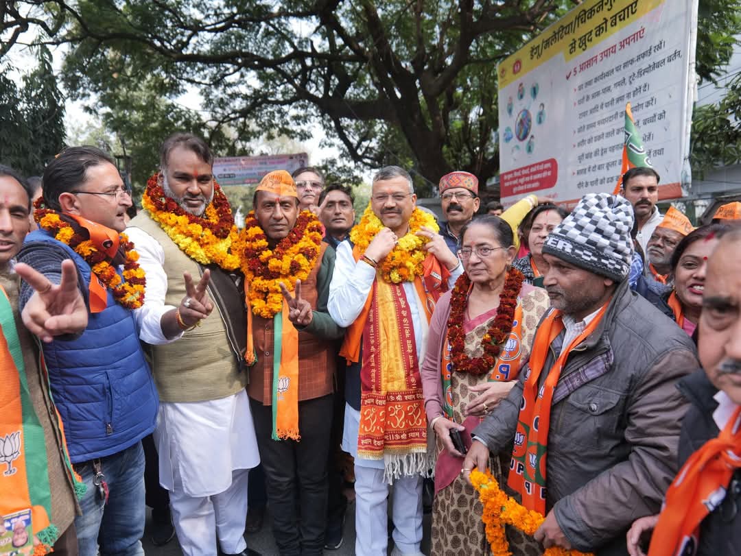 भा.ज.पा. मेयर प्रत्याशी सौरभ थपलियाल का जनसंपर्क अभियान, कैंट विधानसभा में आयोजित जनसभाएं..