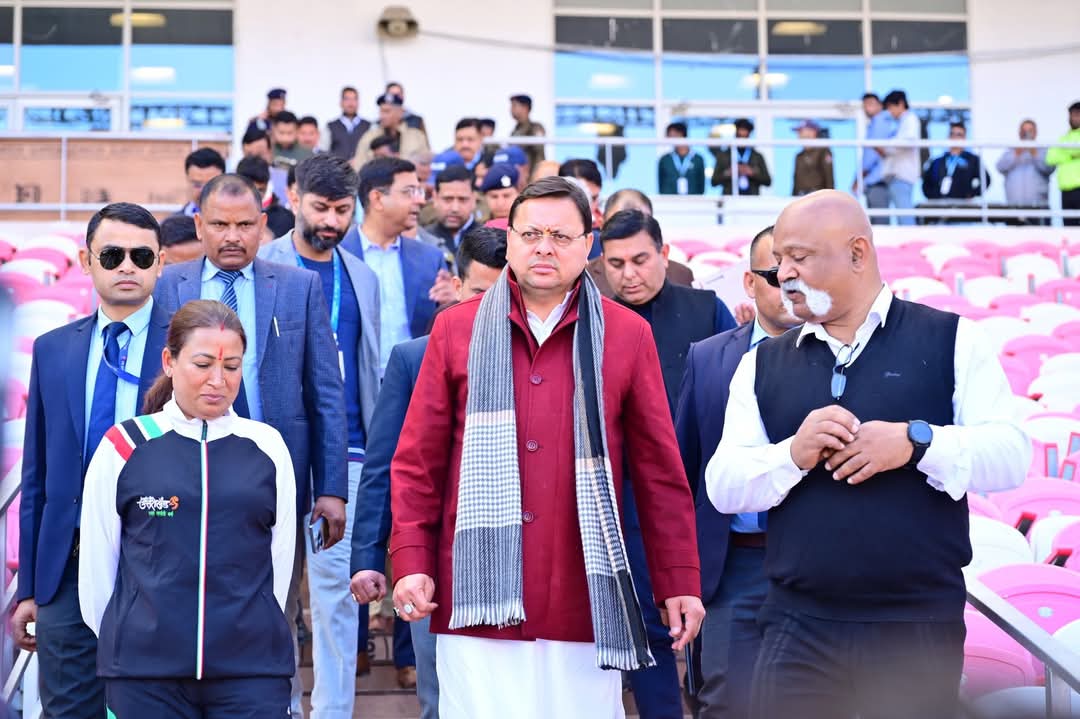 CM धामी ने 38वें राष्ट्रीय खेलों की तैयारियों का लिया जायजा, 28 जनवरी से शुरू होगा आयोजन..