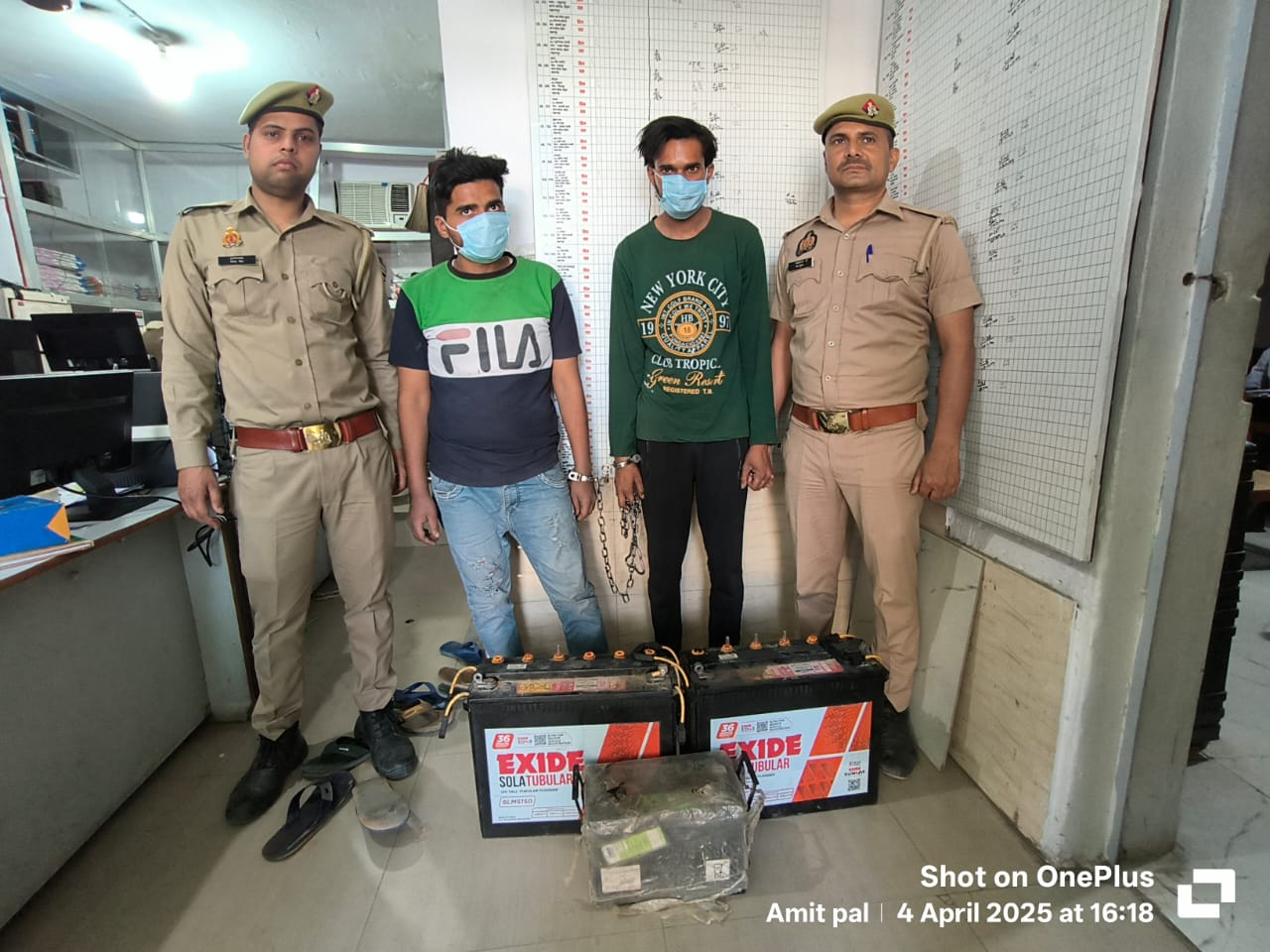 देहात कोतवाली पुलिस ने चंद घंटों में चोरी की वारदात का किया खुलासा, दो शातिर चोर गिरफ्तार