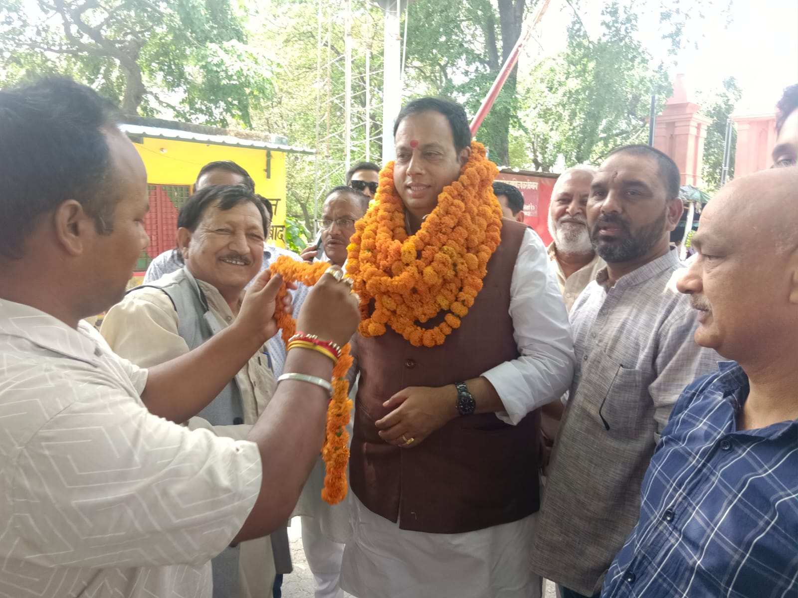 बीकेटीसी अध्यक्ष हेमंत द्विवेदी का कोटद्वार और यमकेश्वर क्षेत्र में हुआ भव्य स्वागत